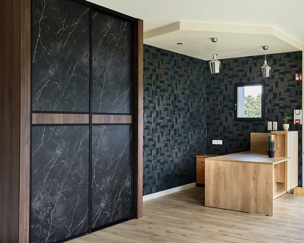 Showroom de l’entreprise de menuiserie Saint-Jalmes